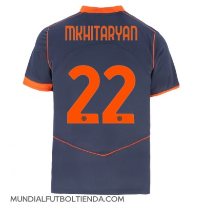 Camiseta Inter Milan Henrikh Mkhitaryan #22 Tercera Equipación Replica 2025-26 mangas cortas Camiseta Inter Milan Henrikh Mkhitaryan #22 Tercera Equipación Replica 2025-26 mangas cortas